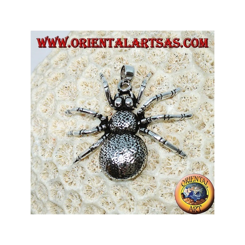 Silver pendant, tarantula spider (large) mobile