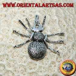Pendentif en argent, araignée tarentule (grand) mobile