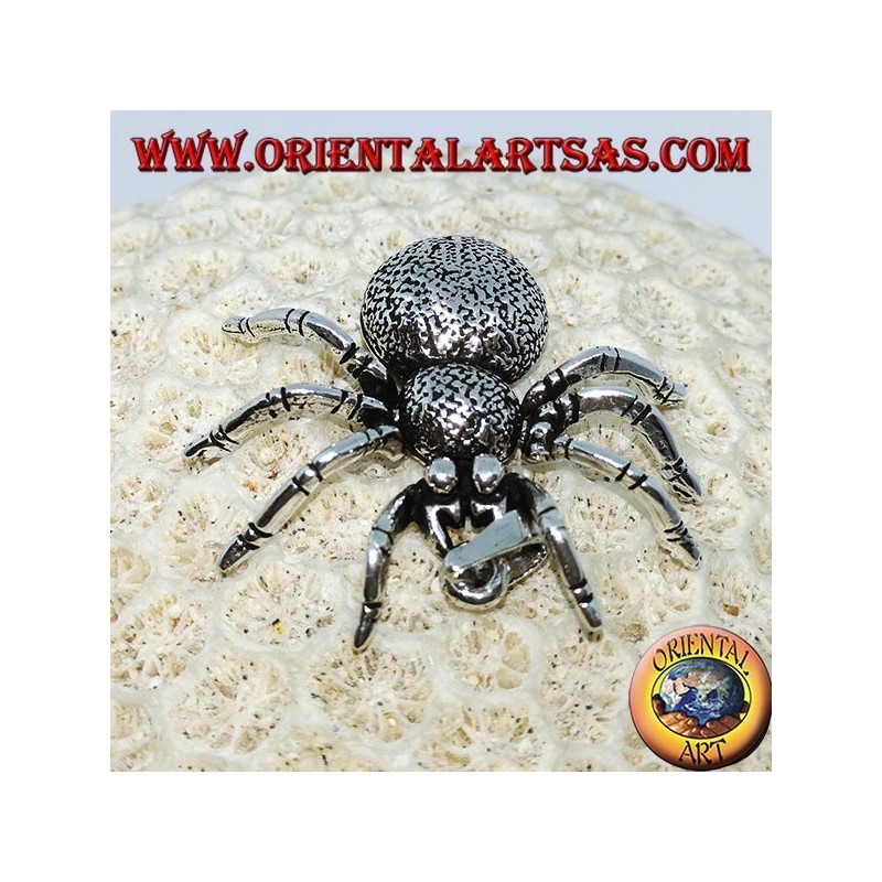 Silver pendant, tarantula spider (large) mobile