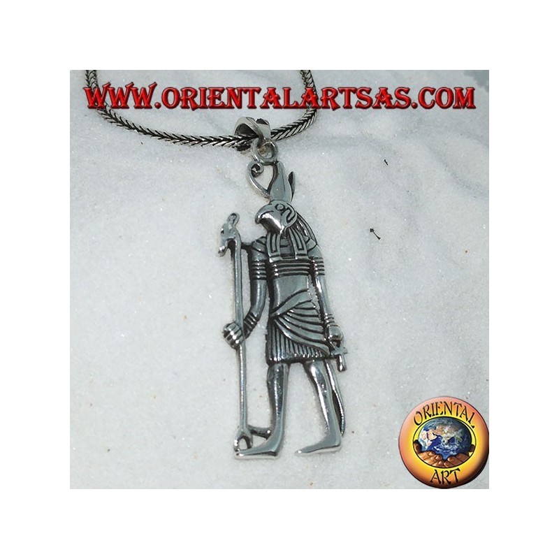 Silberanhänger des Gottes Horus