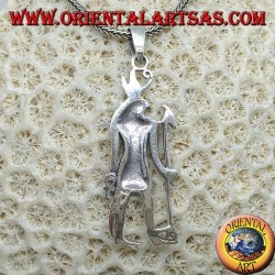 Colgante de plata del dios horus