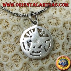 Colgante de plata, pentagrama de Tetragrammaton (pequeño)