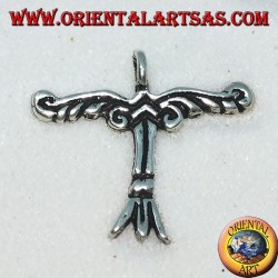Silver pendant, Irminsul is a symbol of heaven, earth and Underworld