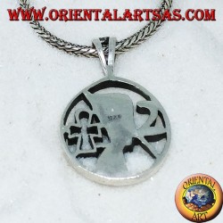 Pendentif en argent Néfertiti la reine égyptienne de la dix-huitième dynastie