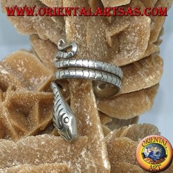 Ear Cuff in silver snake