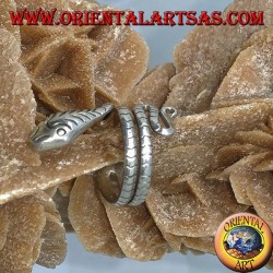 Ear Cuff in silver snake