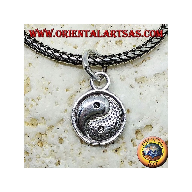Colgante de plata Tao yin-yang