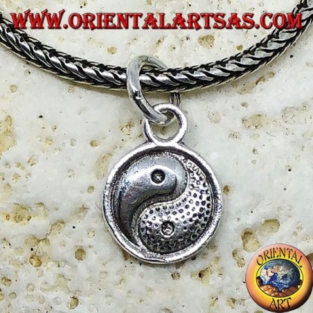 Ciondolo yin yang Tao in argento