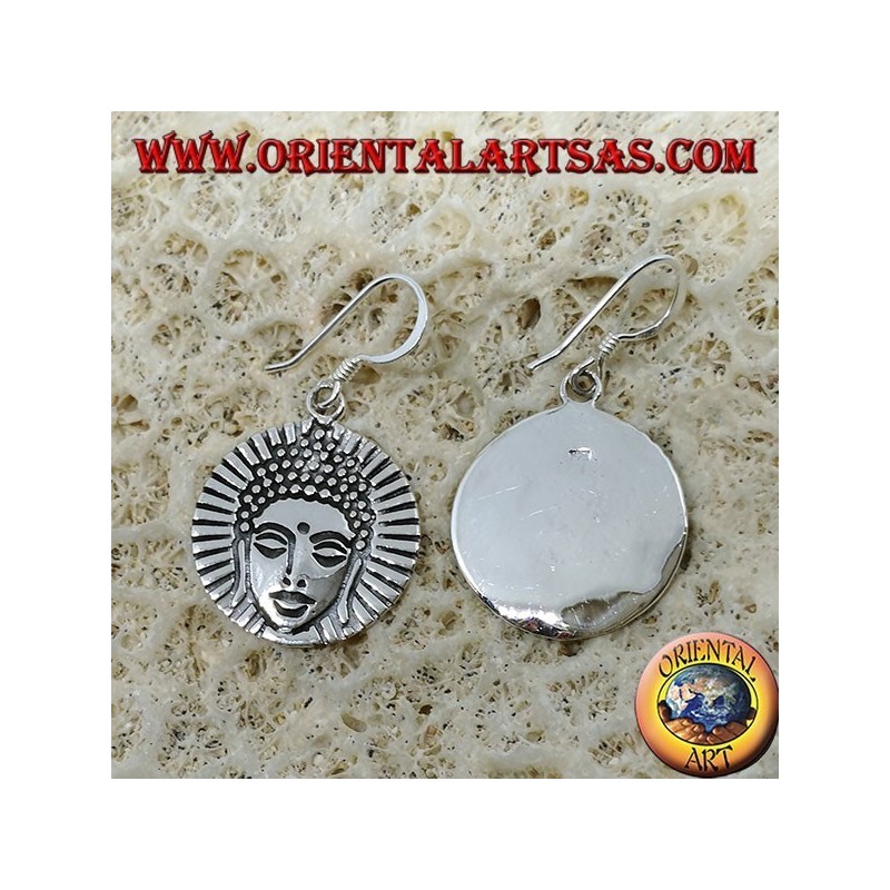 Boucles d'oreilles en argent Om (ॐ) de syllabe sacrée