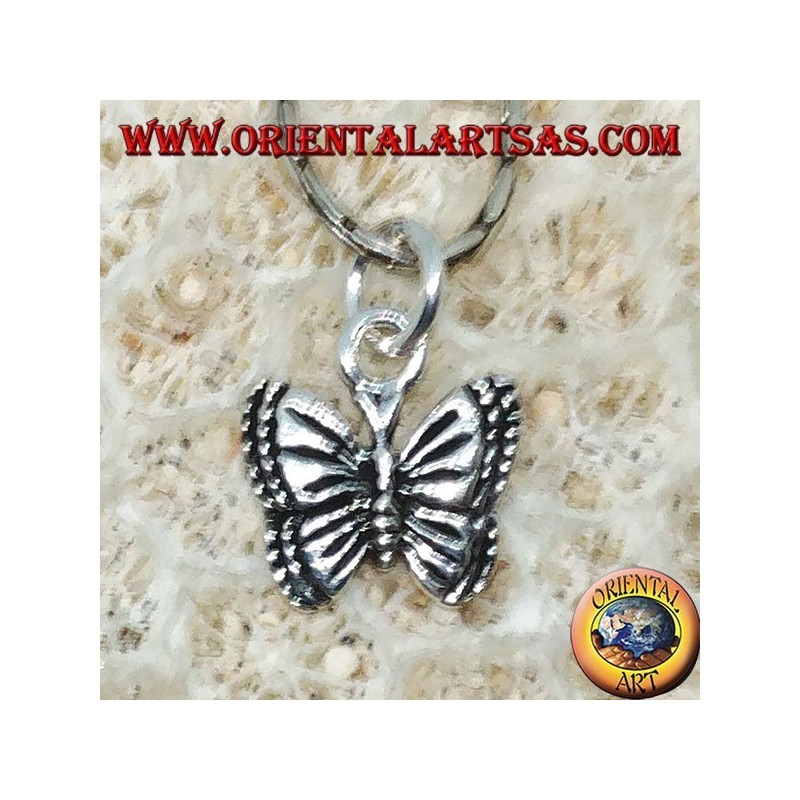 Pendant in silver little butterfly of Ulysses