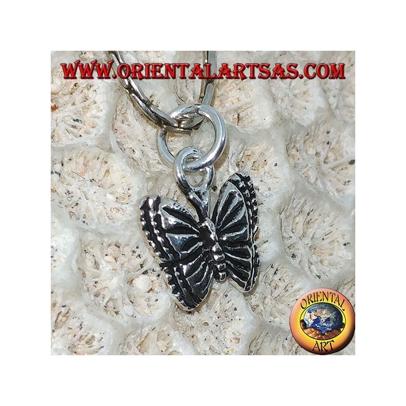 Colgante en plata pequeña mariposa de Ulises
