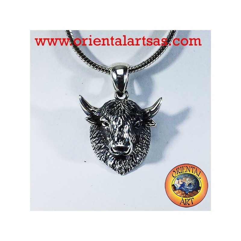 pendente toro in argento 
