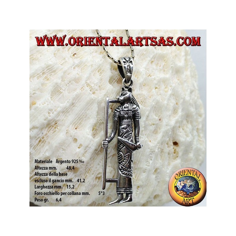 Silver pendant of the Tefnut goddess