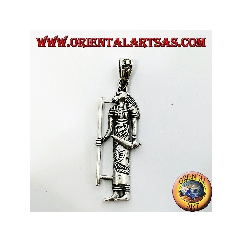 Ciondolo in argento della dea Bastet