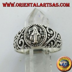 Silver ring of the Miraculous Madonna