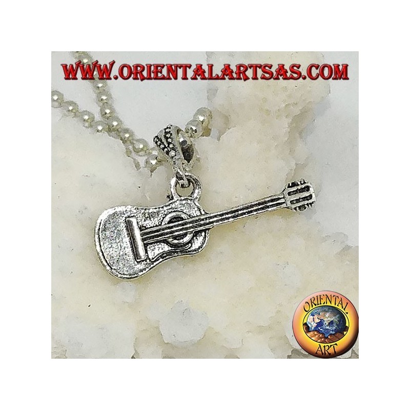 Ciondolo Chitarra Classica Argento 925 - Gioiello Musicista | Oriental Art