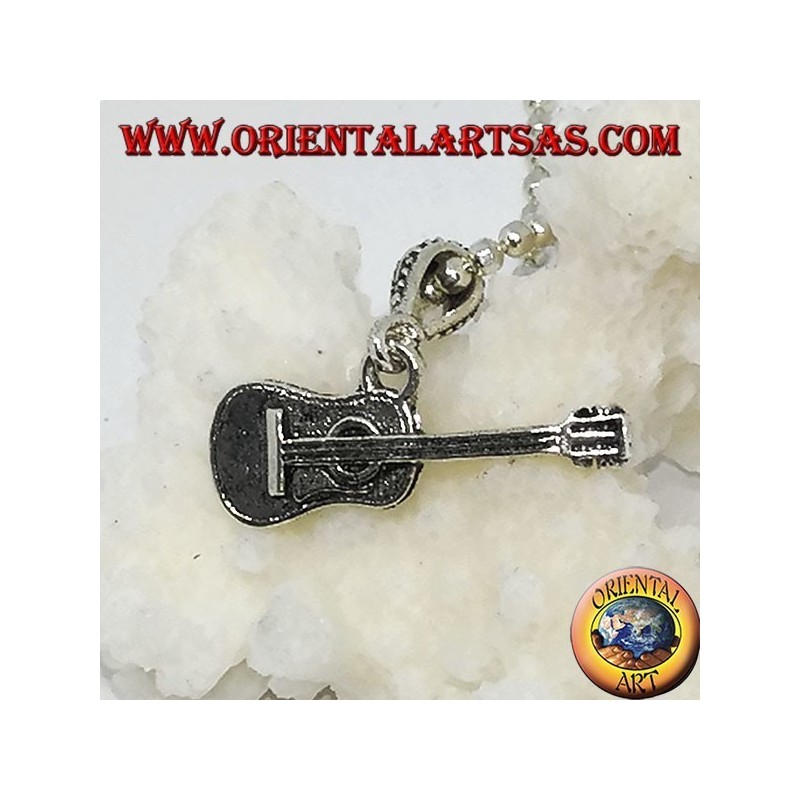 Ciondolo Chitarra Classica Argento 925 - Gioiello Musicista | Oriental Art
