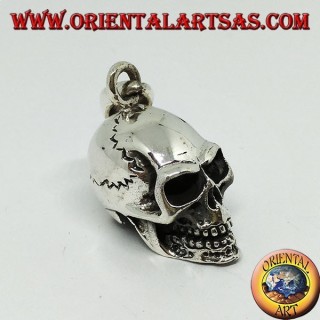 Colgante calavera en plata 925, homo sapiens.