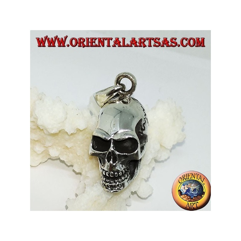 Totenkopf-Anhänger aus 925er Silber, Homo Sapiens.