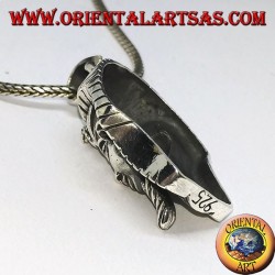 Colgante de plata de la máscara funeraria de Tutankamon.