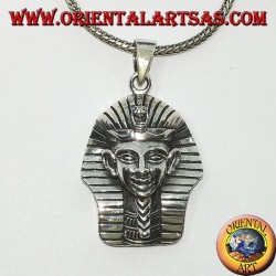 Pendentif en argent du masque funéraire de Toutankhamon