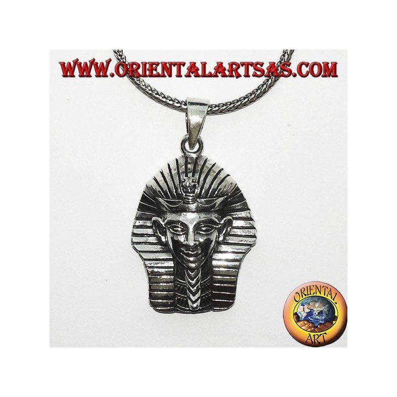 Pendentif en argent du masque funéraire de Toutankhamon