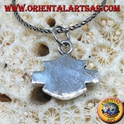 Silver pendant, Harley Davidson medium shield