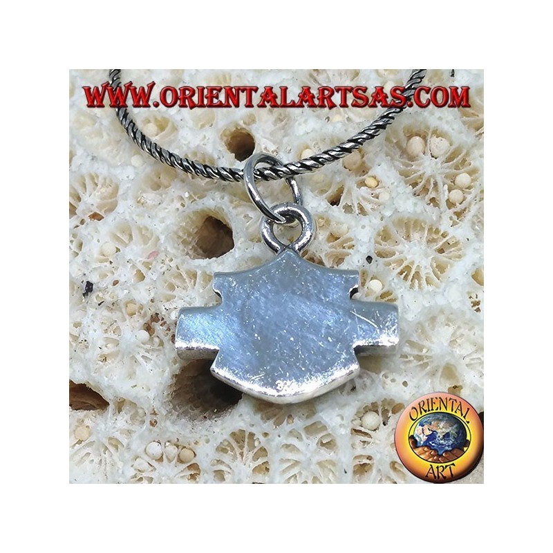Pendentif en argent, bouclier moyen Harley Davidson