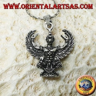 Colgante de plata de Garuda tailandés