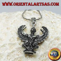 Silver pendant of Thai Garuda