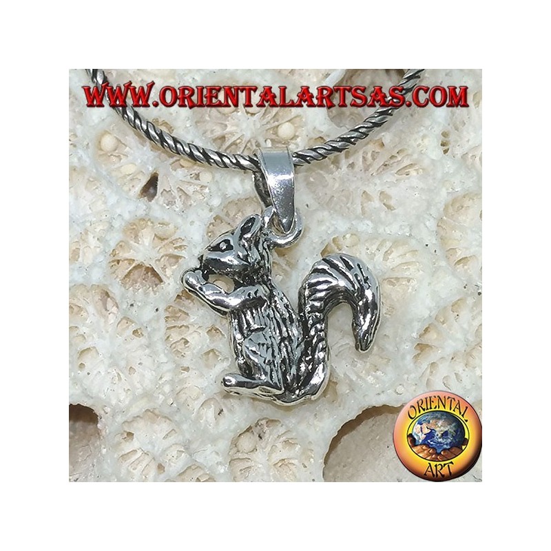 Colgante de plata 925 de la ardilla