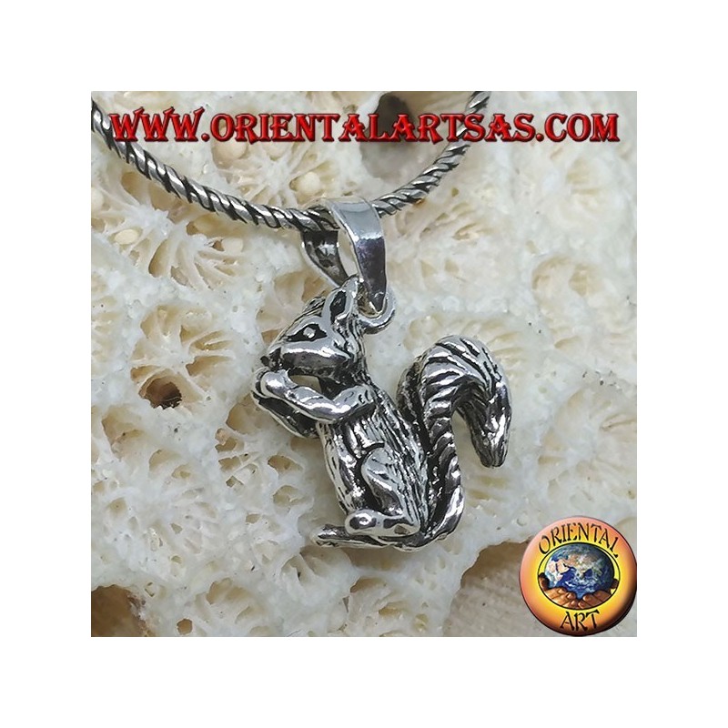 Anhänger aus 925er Silber das Eichhörnchen