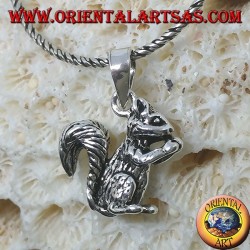 Anhänger aus 925er Silber das Eichhörnchen