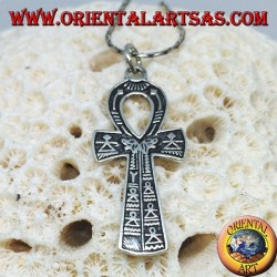 Egyptian cross pendant Ankh symbol of eternal life in silver