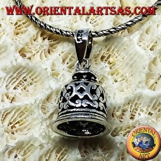 Pendentif en argent, petite cloche