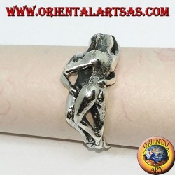 Bague en argent, Kamasutra la position du missionnaire sur le côté