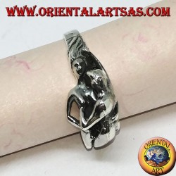 Silver ring, Kamasutra the position of the missionary on the side