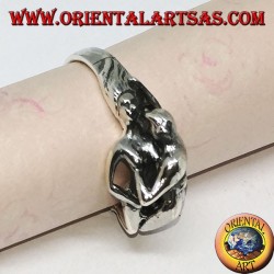 Silver ring, Kamasutra the position of the missionary on the side