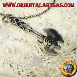 Anhänger In Silber Wikinger Doppelaxt