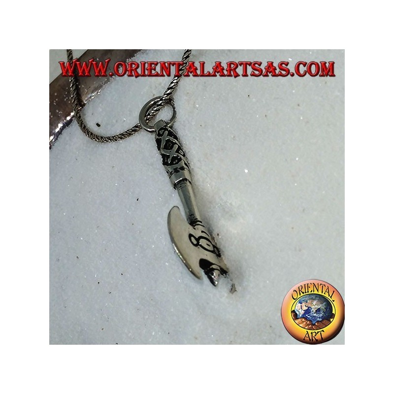 Silber Anhänger Axt Celtic Axt