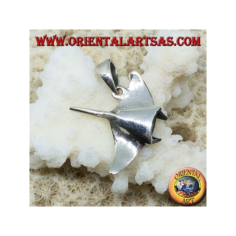 Colgante de plata manta, símbolo de elegancia y belleza del alma.