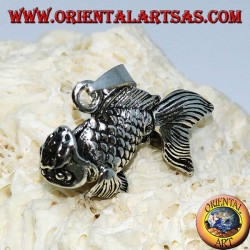 Colgante móvil goldfish plata