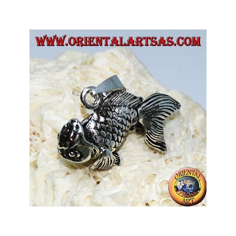 Colgante móvil goldfish plata