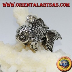 Silber Goldfisch Mobile Anhänger