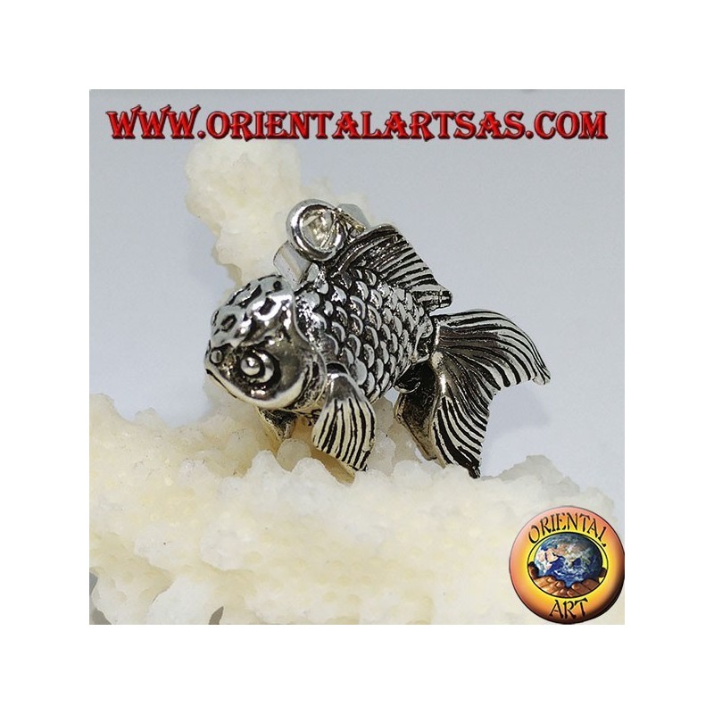 Silber Goldfisch Mobile Anhänger