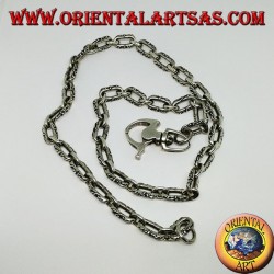 Silver chain keychain