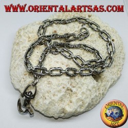 Silver chain keychain