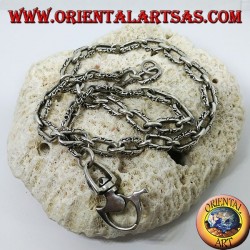 Silver chain keychain