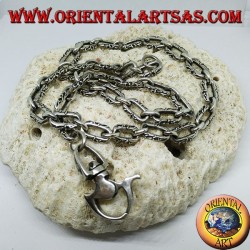 Silver chain keychain