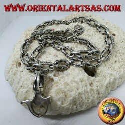 Porte-clés chaîne en argent